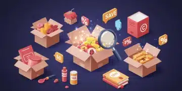 Illustration of diverse subscription boxes with data analysis elements