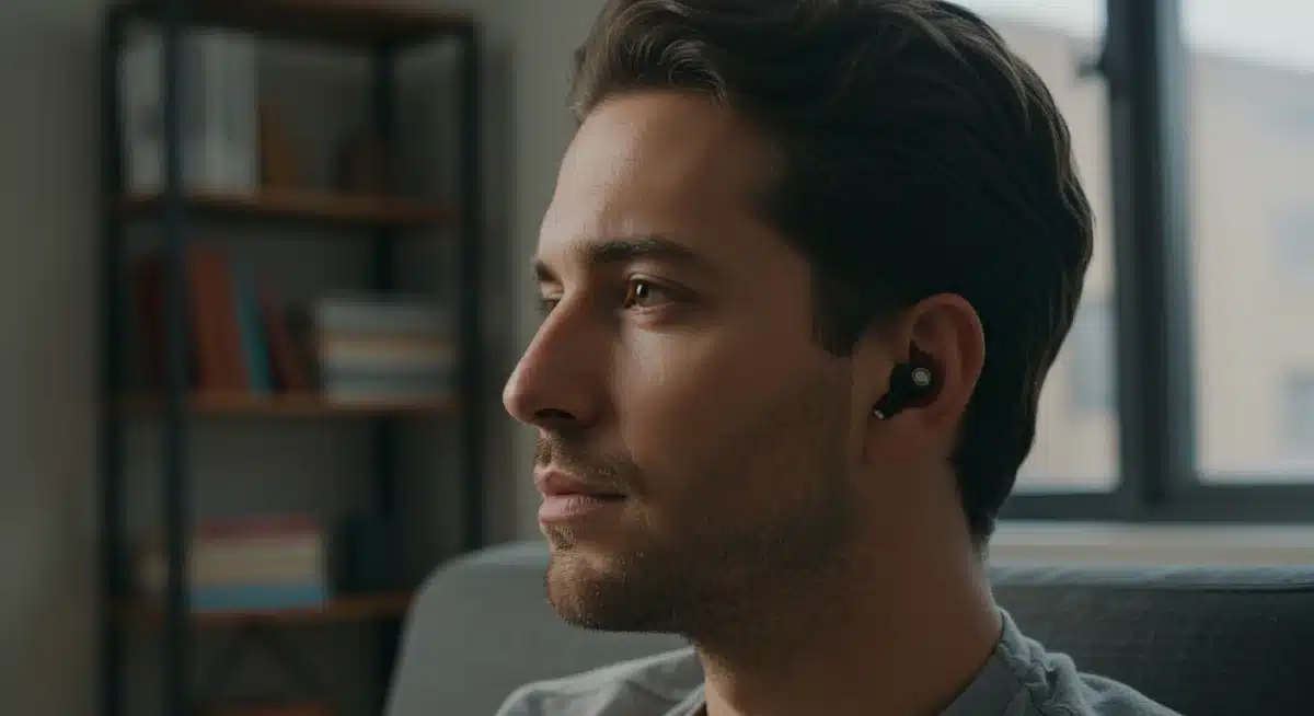 Person enjoying music with affordable high-quality in-ear monitors