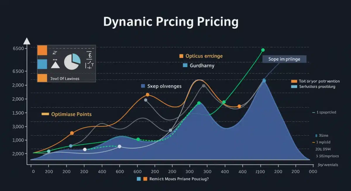 Dynamic pricing analysis graph showing price fluctuations and optimal buying times