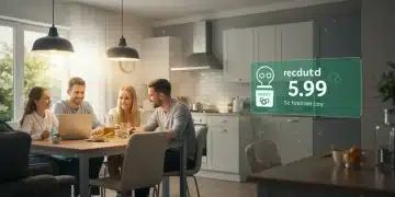 Family enjoying an energy-efficient home with reduced utility bills