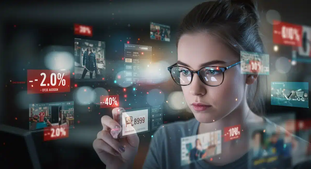 Person comparing product prices on multiple screens for optimal online purchase