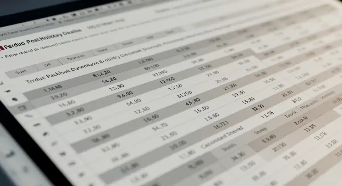 Strategic planning for post-holiday inventory discounts